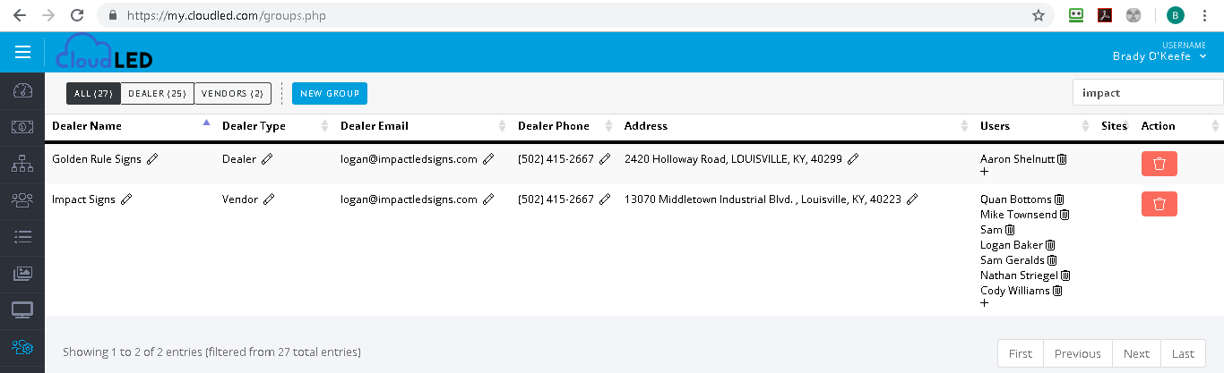 Software Cloud Led Groups - Cloud LED - Cloud-Based LED Software